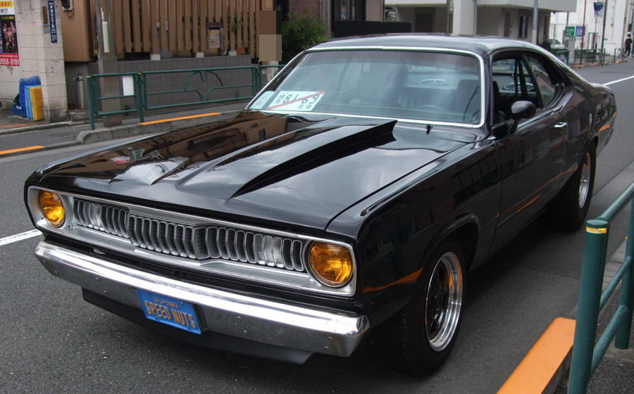 Speed Nuts 1974 Plymouth Duster (1972 Duster), Sharktooth front